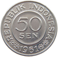 INDONESIA 50 SEN 1961  #s068 0821 - Indonesië