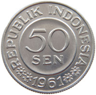 INDONESIA 50 SEN 1961  #s068 0821 - Indonesia