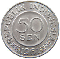 INDONESIA 50 SEN 1961  #a053 0609 - Indonesien