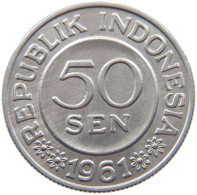 INDONESIA 50 SEN 1961  #s068 0817 - Indonesia