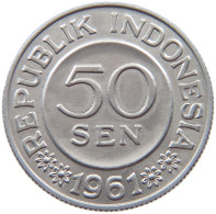 INDONESIA 50 SEN 1961  #a022 0013 - Indonesia