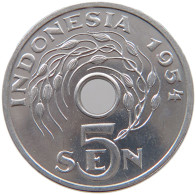 INDONESIA 5 SEN 1954  #s018 0093 - Indonésie