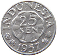 INDONESIA 25 SEN 1957  #s069 0015 - Indonésie