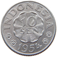 INDONESIA 10 SEN 1954  #a021 0827 - Indonésie