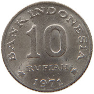 INDONESIA 10 RUPIAH 1971  #s079 0639 - Indonésie