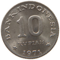 INDONESIA 10 RUPIAH 1971  #s066 0175 - Indonésie