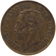 ITALY CENTESIMO 1867 M Vittorio Emanuele II. 1861 - 1878 #c017 0301 - 1861-1878 : Vittoro Emanuele II