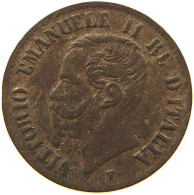 ITALY CENTESIMO 1862 N Vittorio Emanuele II. 1861 - 1878 #s012 0159 - 1861-1878 : Vittoro Emanuele II