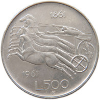 ITALY 500 LIRE 1961  #c068 0349 - 500 Lire