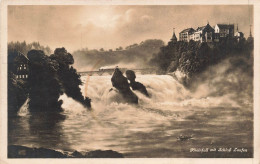 SUISSE - Neuhausen Am Rheinfall - Rheinfall Mit Schloss Laufen  - Carte Postale Ancienne - Neuhausen Am Rheinfall