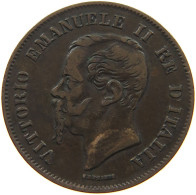 ITALY 5 CENTESIMI 1862 N Vittorio Emanuele II. 1861 - 1878 #a066 0325 - Andere & Zonder Classificatie