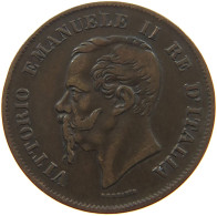 ITALY 5 CENTESIMI 1861 M Vittorio Emanuele II. 1861 - 1878 #c003 0417 - Andere & Zonder Classificatie