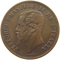 ITALY 5 CENTESIMI 1861 M Vittorio Emanuele II. 1861 - 1878 #a010 0415 - Andere & Zonder Classificatie