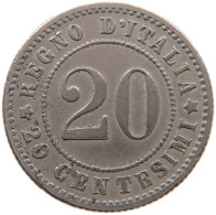 ITALY 20 CENTESIMI 1894 R UMBERTO I. 1878-1900 #a080 0319 - 1878-1900 : Umberto I.