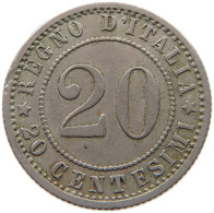 ITALY 20 CENTESIMI 1895 R UMBERTO I. 1878-1900 #c032 0755 - 1878-1900 : Umberto I.