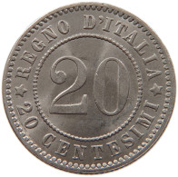 ITALY 20 CENTESIMI 1894 KB UMBERTO I. 1878-1900 #t162 0471 - 1878-1900 : Umberto I.