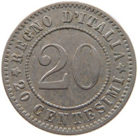 ITALY 20 CENTESIMI 1894 KB UMBERTO I. 1878-1900 #c040 0105 - 1878-1900 : Umberto I.