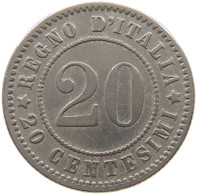 ITALY 20 CENTESIMI 1894 KB UMBERTO I. 1878-1900 #a061 0513 - 1878-1900 : Umberto I.