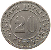 ITALY 20 CENTESIMI 1894 KB UMBERTO I. 1878-1900 #a034 0781 - 1878-1900 : Umberto I