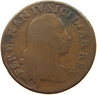 ITALY STATES NAPLES 12 CAVALLI 1789 Ferdinando IV (I) Di Borbone, 1759-1816 #a002 0415 - Nápoles & Sicile