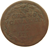 ITALY STATES NAPLES 12 CAVALLI 1791 Ferdinando IV (I) Di Borbone, 1759-1816 #s077 0417 - Naples & Sicile