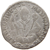 ITALY STATES MILANO SOLDO 1737 Charles VI. 1702-1740 #t144 0261 - Andere & Zonder Classificatie