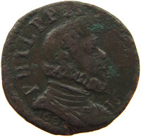 ITALY STATES MILANO QUATTRINO  FELIPE III. #t081 0669 - Other & Unclassified