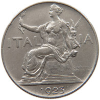 ITALY LIRA 1923 Vittorio Emanuele III. (1900 - 1946) #c040 0041 - 1900-1946 : Victor Emmanuel III & Umberto II