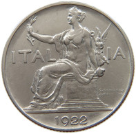 ITALY LIRA 1922 Vittorio Emanuele III. (1900 - 1946) #a014 0903 - 1900-1946 : Victor Emmanuel III & Umberto II