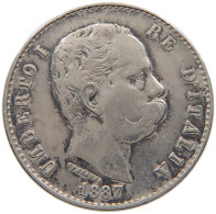 ITALY LIRA 1887 UMBERTO I. 1878-1900 #c007 0455 - 1878-1900 : Umberto I.