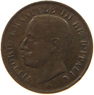 ITALY CENTESIMO 1908 R Vittorio Emanuele III. (1900 - 1946) #s079 0197 - 1900-1946 : Victor Emmanuel III & Umberto II