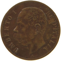 ITALY CENTESIMO 1900 R UMBERTO I. 1878-1900 #c019 0423 - 1878-1900 : Umberto I.