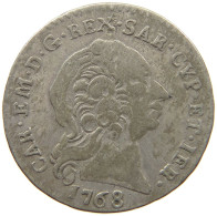 ITALY STATES SARDINIA REALE 1769 Carlo Emanuele III. RARE #t006 0159 - Piemonte-Sardegna, Savoia Italiana