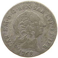 ITALY STATES SARDINIA REALE 1769 Carlo Emanuele III. RARE #t006 0159 - Piémont-Sardaigne-Savoie Italienne