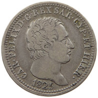 ITALY STATES SARDINIA LIRA 1825 P Carlo Felice 1821-1831 RARE #t061 0487 - Piemont-Sardinien-It. Savoyen