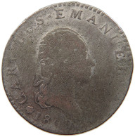 ITALY STATES SARDINIA 7.6 SOLDI 1800 CARLO EMANUELE IV. (1796-1802) #t142 0443 - Italian Piedmont-Sardinia-Savoie