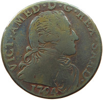 ITALY STATES SARDINIA 5 SOLDI 1794 Vittorio Amadeo III., 1773-1796. #t060 0453 - Piémont-Sardaigne-Savoie Italienne