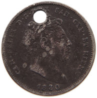 ITALY STATES SARDINIA 25 CENTESIMI 1830 Carlo Felice 1821-1831 #c045 0263 - Piemont-Sardinien-It. Savoyen