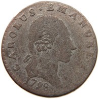 ITALY STATES SARDINIA 2.6 SOLDI 1798 CARLO EMANUELE IV. (1796-1802) #t107 0421 - Piemonte-Sardinië- Italiaanse Savoie