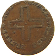 ITALY STATES SARDINIA 2 DENARI  OFF-CENTER #t132 0465 - Piémont-Sardaigne-Savoie Italienne