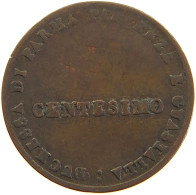 ITALY STATES PARA CENTESIMO 1830 Maria Luigia, 1815 - 1847 #t016 0387 - Other & Unclassified