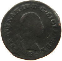 ITALY STATES ORBETELLO 2 QUATTRINI 1798 FERDINANDO IV DI BORBONE (1759-1798) #t018 0139 - Altri & Non Classificati