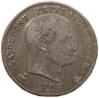 ITALY STATES NAPOLEON I. LIRA 1808 B Napoleon I. (1804-1814, 1815) #t114 0071 - Napoléonniennes