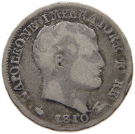 ITALY STATES NAPOLEON I. 5 SOLDI 1810 M Napoleon I. (1804-1814, 1815) #t138 0247 - Napoleonic