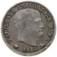 ITALY STATES NAPOLEON I. 5 SOLDI 1812 M Napoleon I. (1804-1814, 1815) #t144 0367 - Napoleontisch