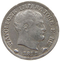 ITALY STATES NAPOLEON I. 5 SOLDI 1811/0 M OVER V Napoleon I. (1804-1814, 1815) #t144 0363 - Napoleónicas