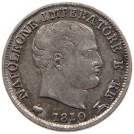 ITALY STATES NAPOLEON I. 5 SOLDI 1810 M Napoleon I. (1804-1814, 1815) #t011 0407 - Napoleonic