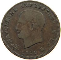 ITALY STATES NAPOLEON I. 3 CENTESIMI 1810 V Napoleon I. (1804-1814, 1815) #t144 0859 - Napoleoniche