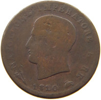 ITALY STATES NAPOLEON I. 3 CENTESIMI 1810 Napoleon I. (1804-1814, 1815) #a011 0157 - Napoleónicas