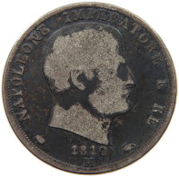 ITALY STATES NAPOLEON I. 2 LIRE 1810 M Napoleon I. (1804-1814, 1815) #t107 0269 - Napoleonic